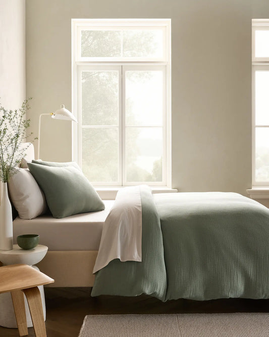 Organic Cotton Gauze Duvet Cover - US 7715