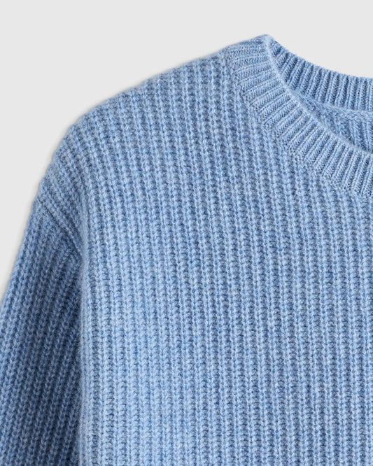 Washable Cashmere Fisherman Tunic Sweater - US 1941