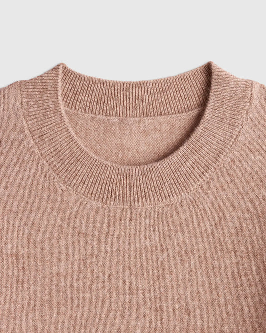 Washable Cashmere Crewneck Sweater - US 6086