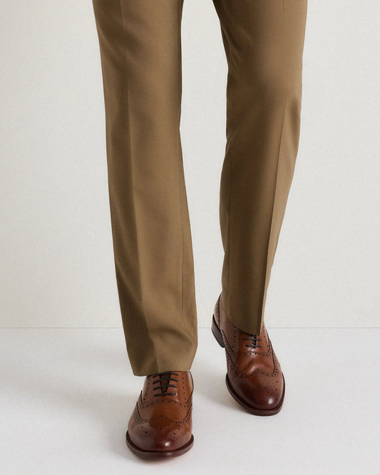 Italian Leather Wingtip Oxford - US 5232