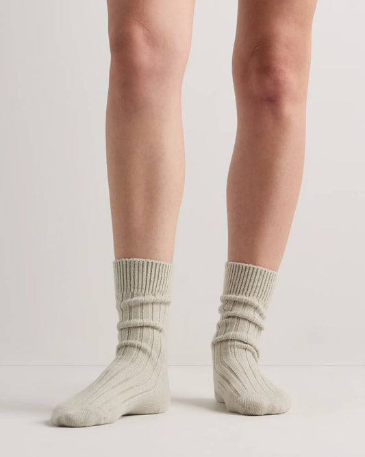 Merino Cashmere Blend Ribbed Crew Sock (3-Pack) - US 8991