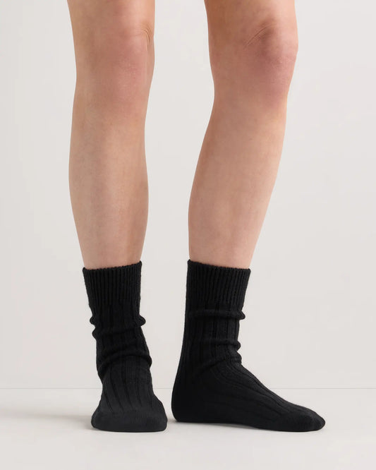 Merino Cashmere Blend Ribbed Crew Sock (3-Pack) - US 1536
