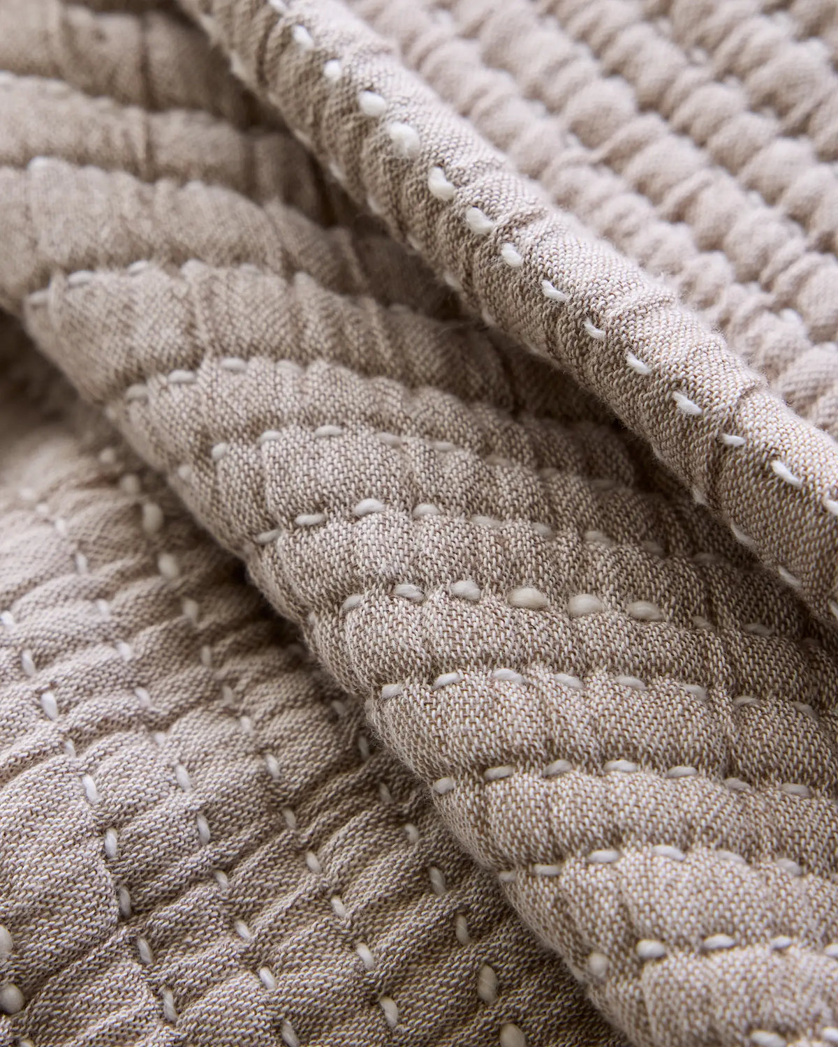 Organic Cotton Channel Stitch Coverlet - US 2327
