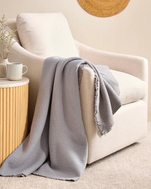 Ultra Luxe Basketweave Throw - US 5118