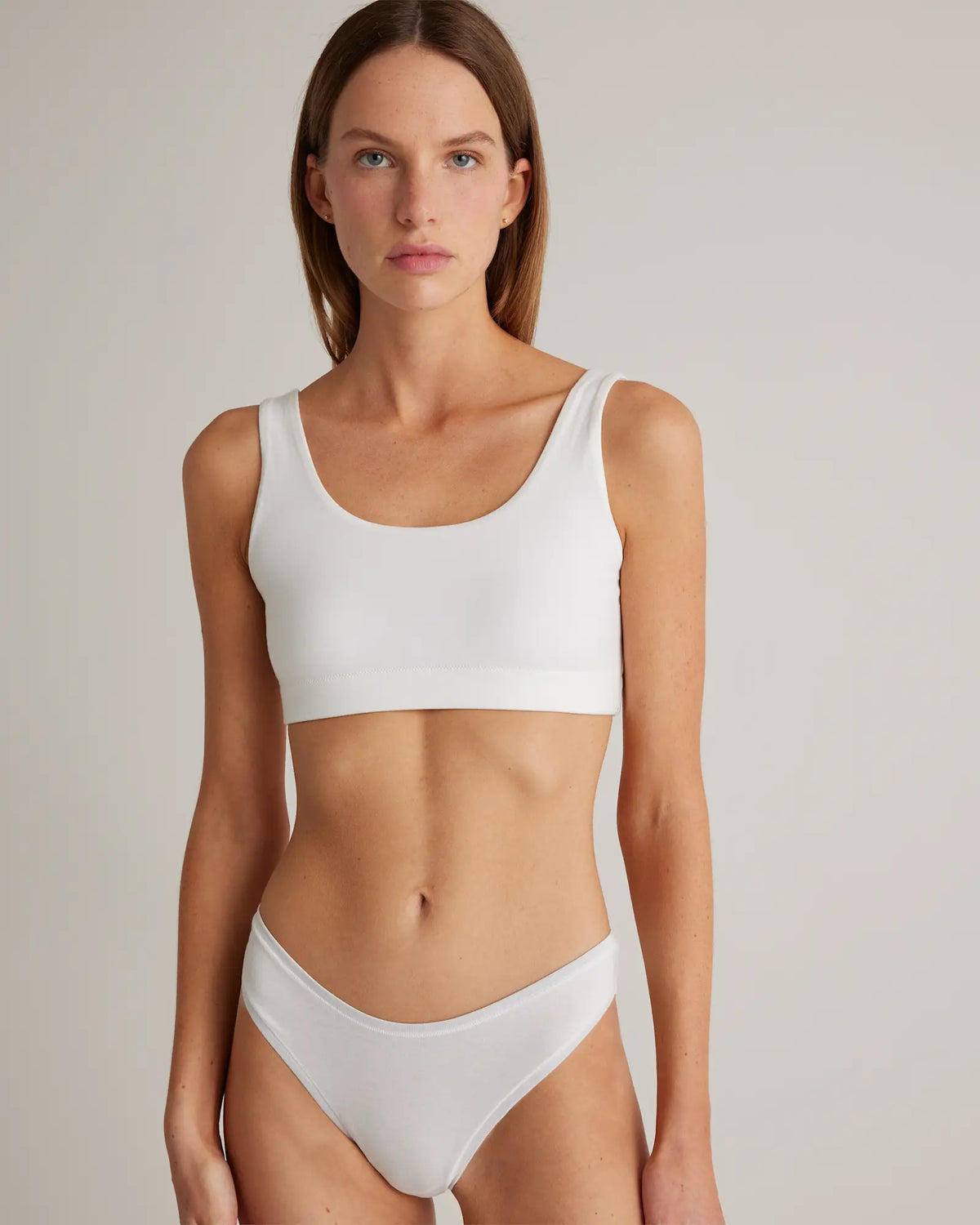 Organic Cotton High-Cut Thong (6-pack) - US 0110
