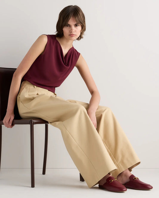 Italian Leather Horsebit Loafer Mule - US 1195