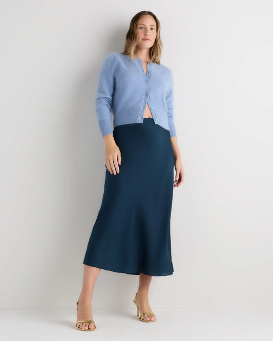 Washable Stretch Silk Maternity Skirt - US 7506