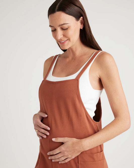 Organic Cotton Maternity Overalls - US 8822