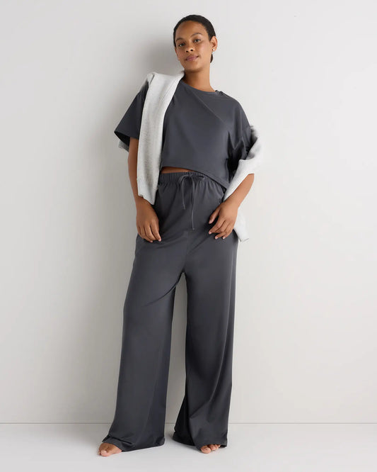 Smooth Stretch Maternity Wide Leg Lounge Pant - US 0914