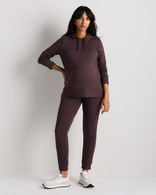 SuperSoft Fleece Maternity & Nursing Hoodie - US 0125