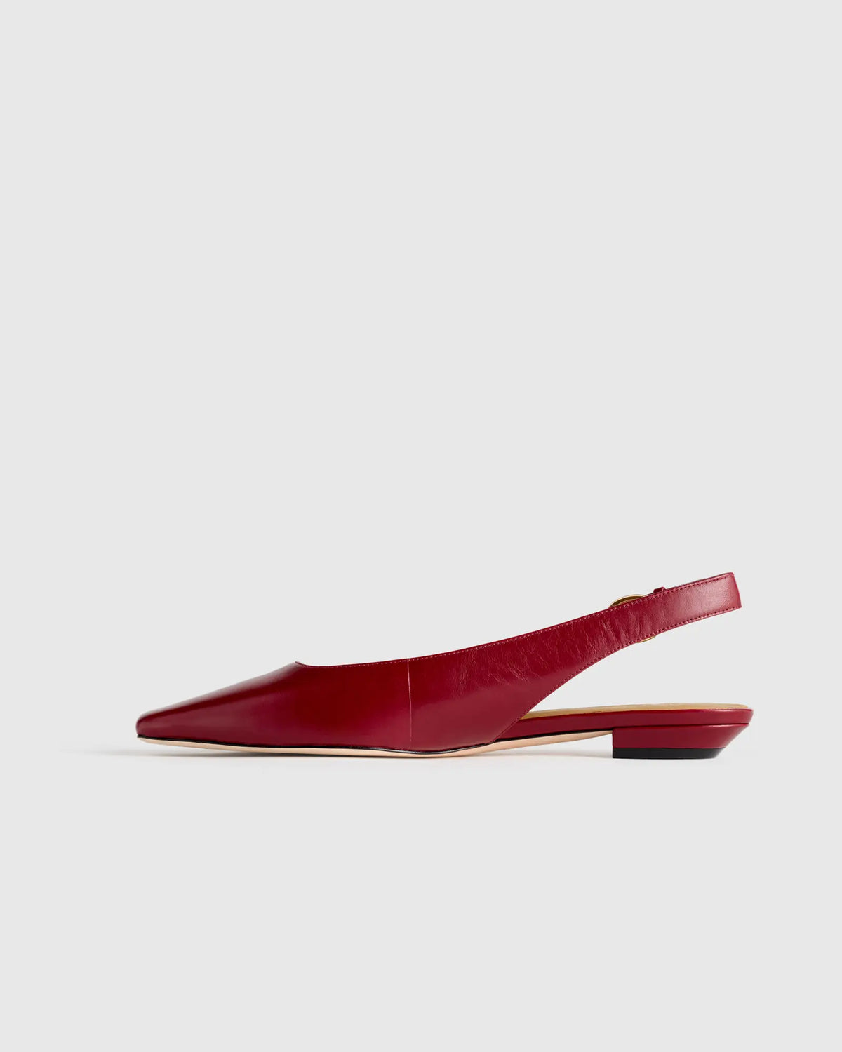 Italian Leather Slingback Flat - US 2365