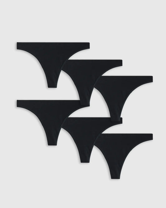 Organic Cotton Thong (6-pack) - US 9449