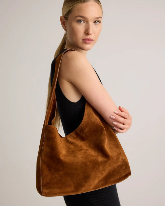 Esme Suede Shoulder Bag - US 4756