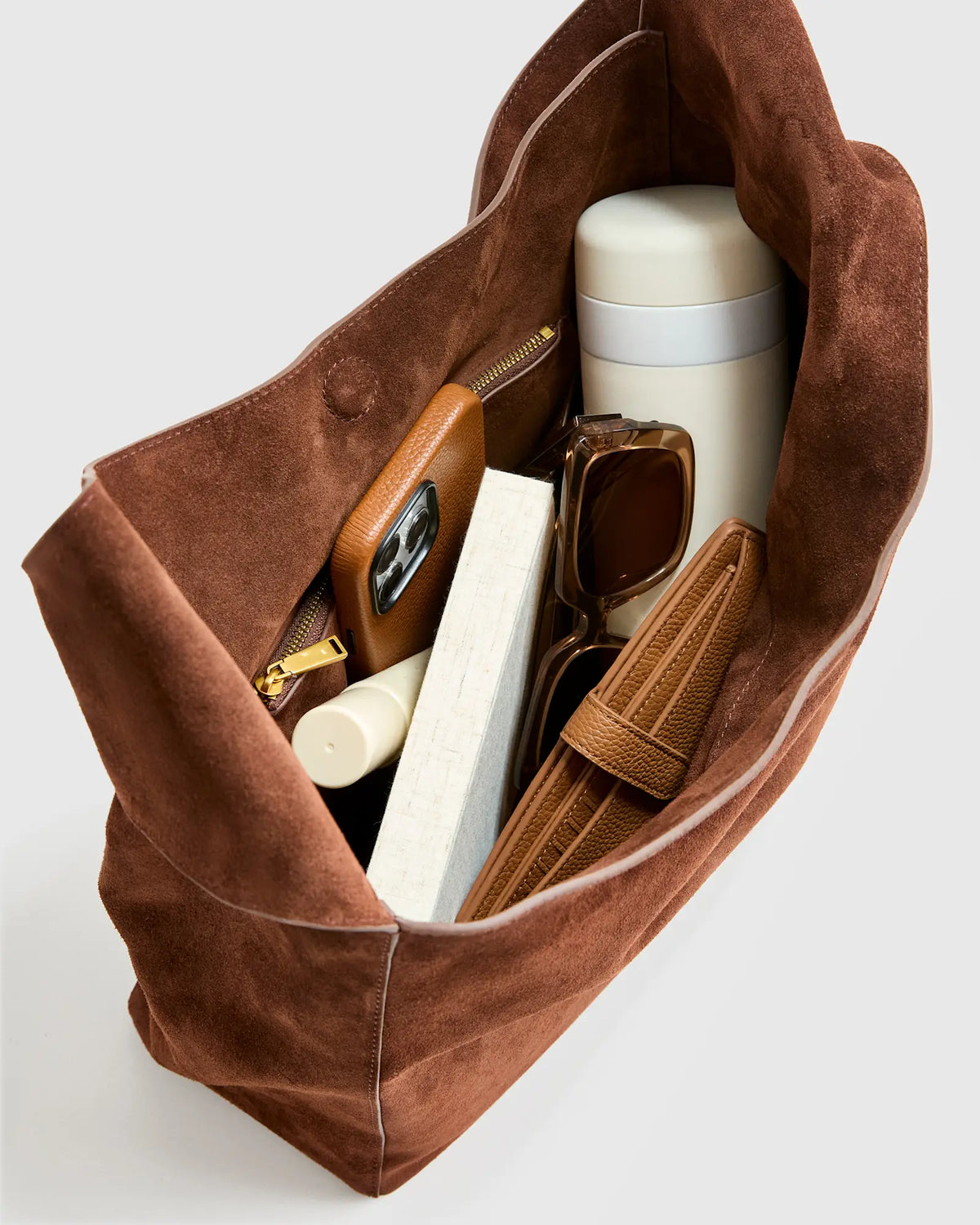 Esme Suede Shoulder Bag - US 7487