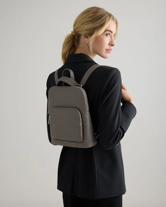 Italian Leather Mini Convertible Backpack - US 7421
