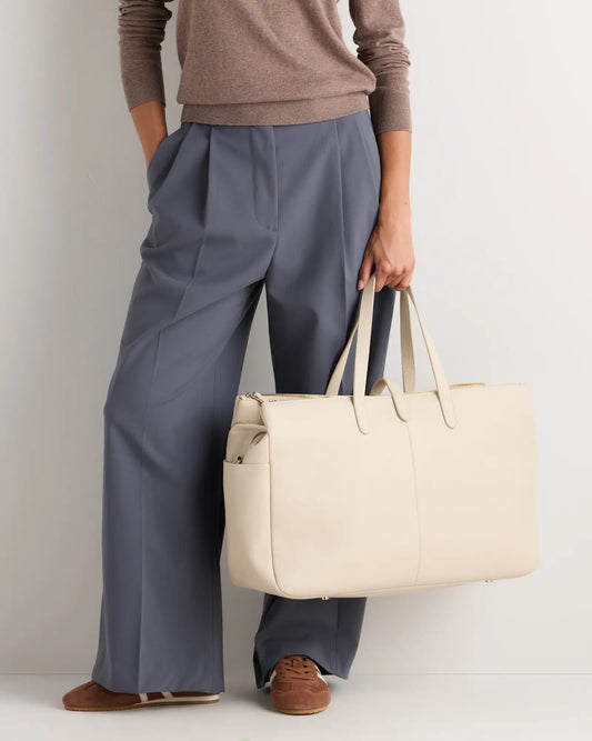 Italian Leather Triple Compartment Weekender - US 4037