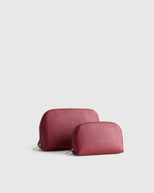 Italian Leather Pouch Travel Set - US 1948