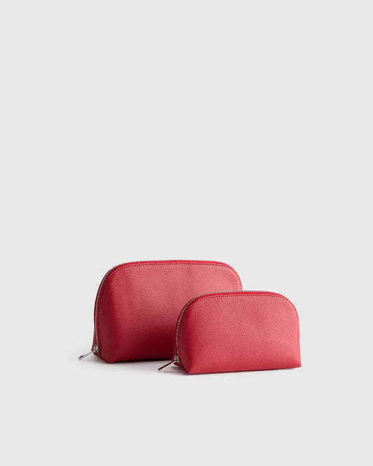 Italian Leather Pouch Travel Set - US 2827