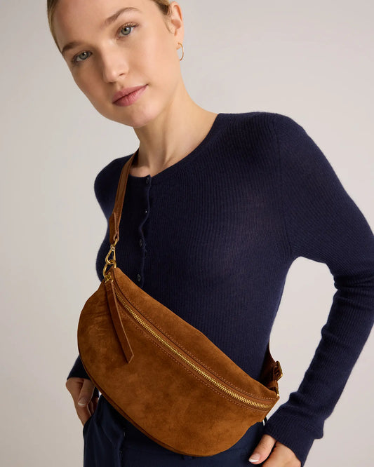 Quinn Suede Sling Bag - US 9301