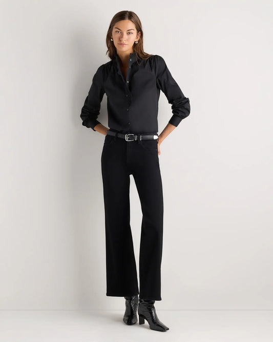 100% Organic Cotton Lace Ruffle Blouse - US 7670
