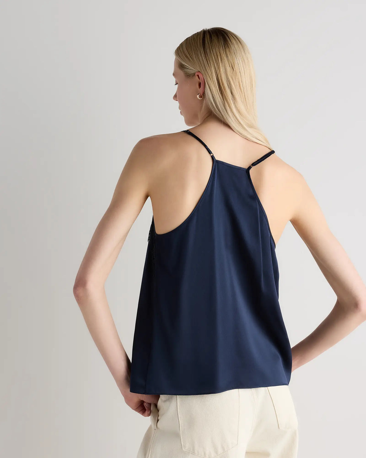 100% Washable Silk Lace Cami - US 8058