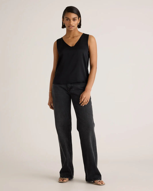 Washable Stretch Silk Tank - US 8662