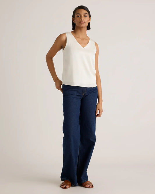 Washable Stretch Silk Tank - US 4669