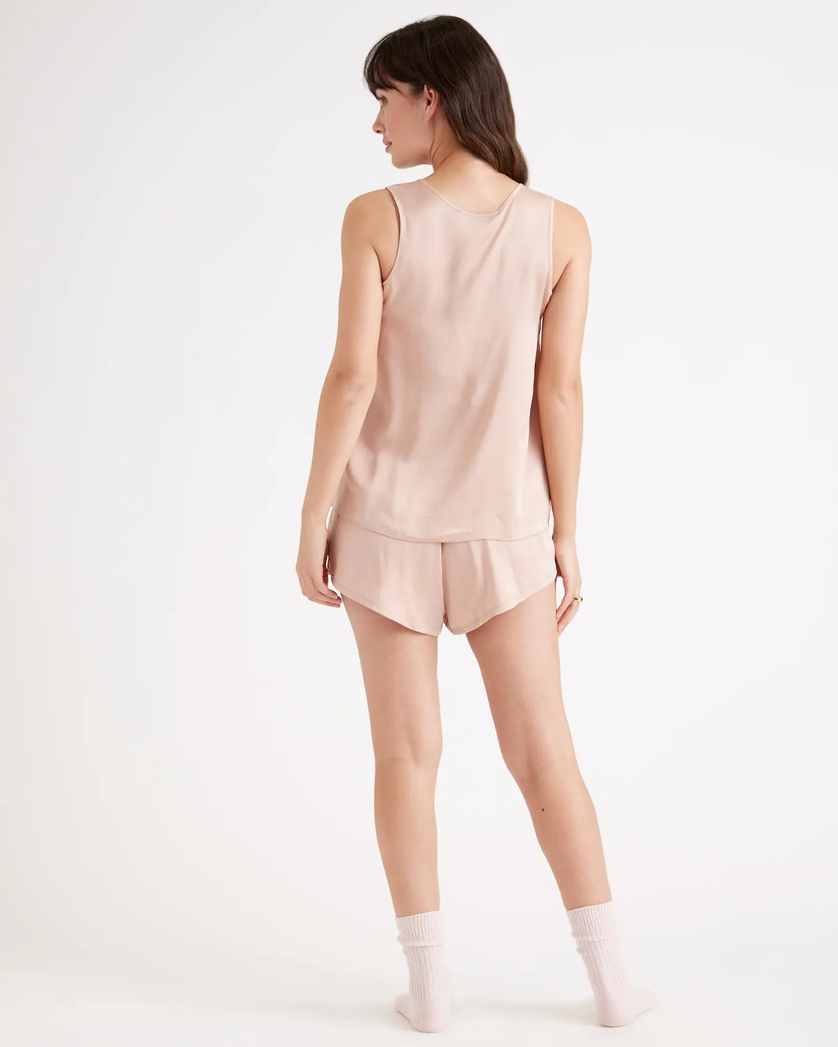 100% Washable Silk Pajama Tank - US 0513