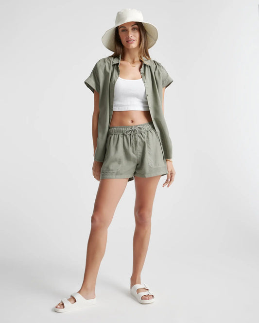 Vintage Wash Tencel Camp Shirt - US 2784
