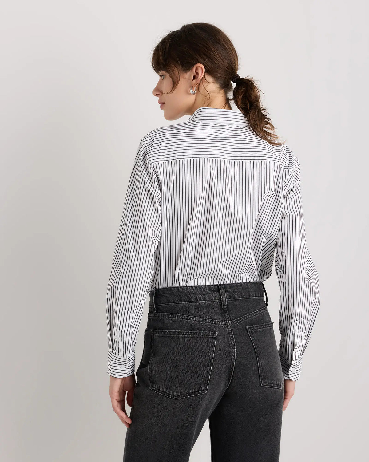 100% Organic Cotton Poplin Long Sleeve Shirt - US 0229