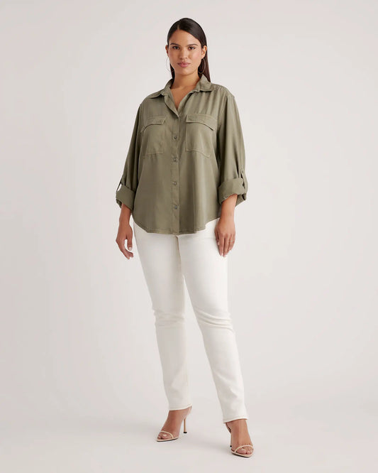 Vintage Wash Tencel Utility Shirt - US 7899