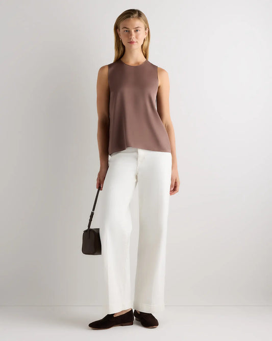 Washable Stretch Silk Shell Tank - US 9311