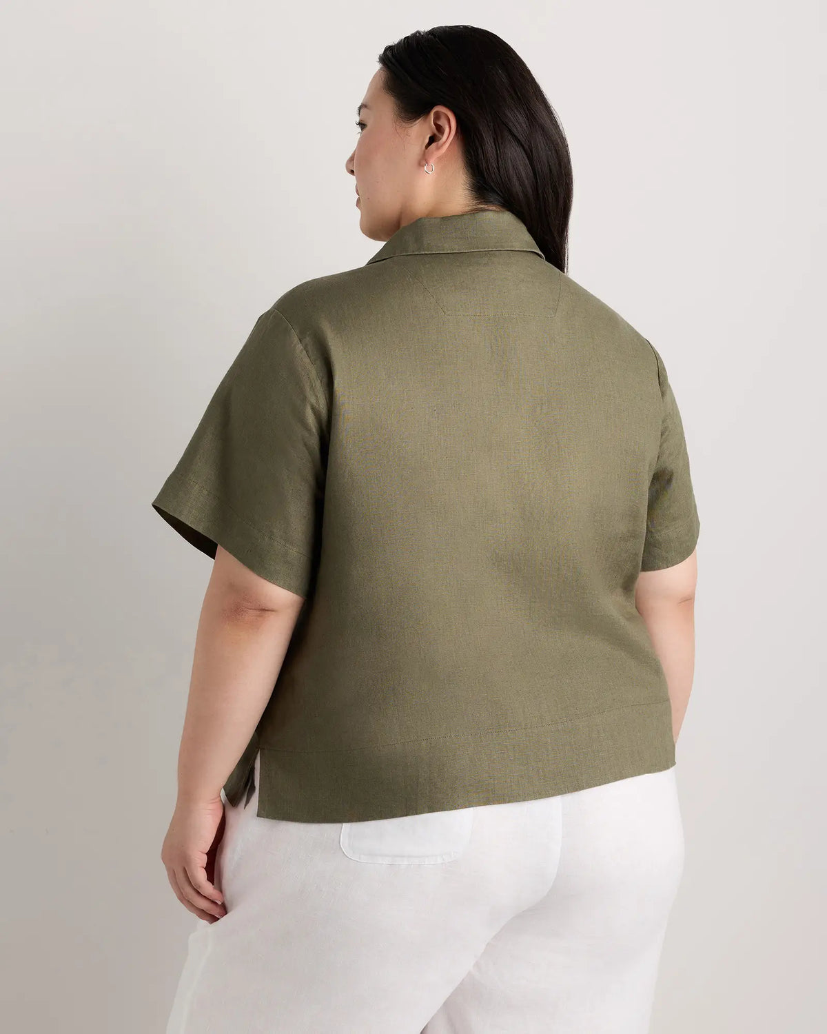 100% European Linen Short Sleeve Shirt - US 4996