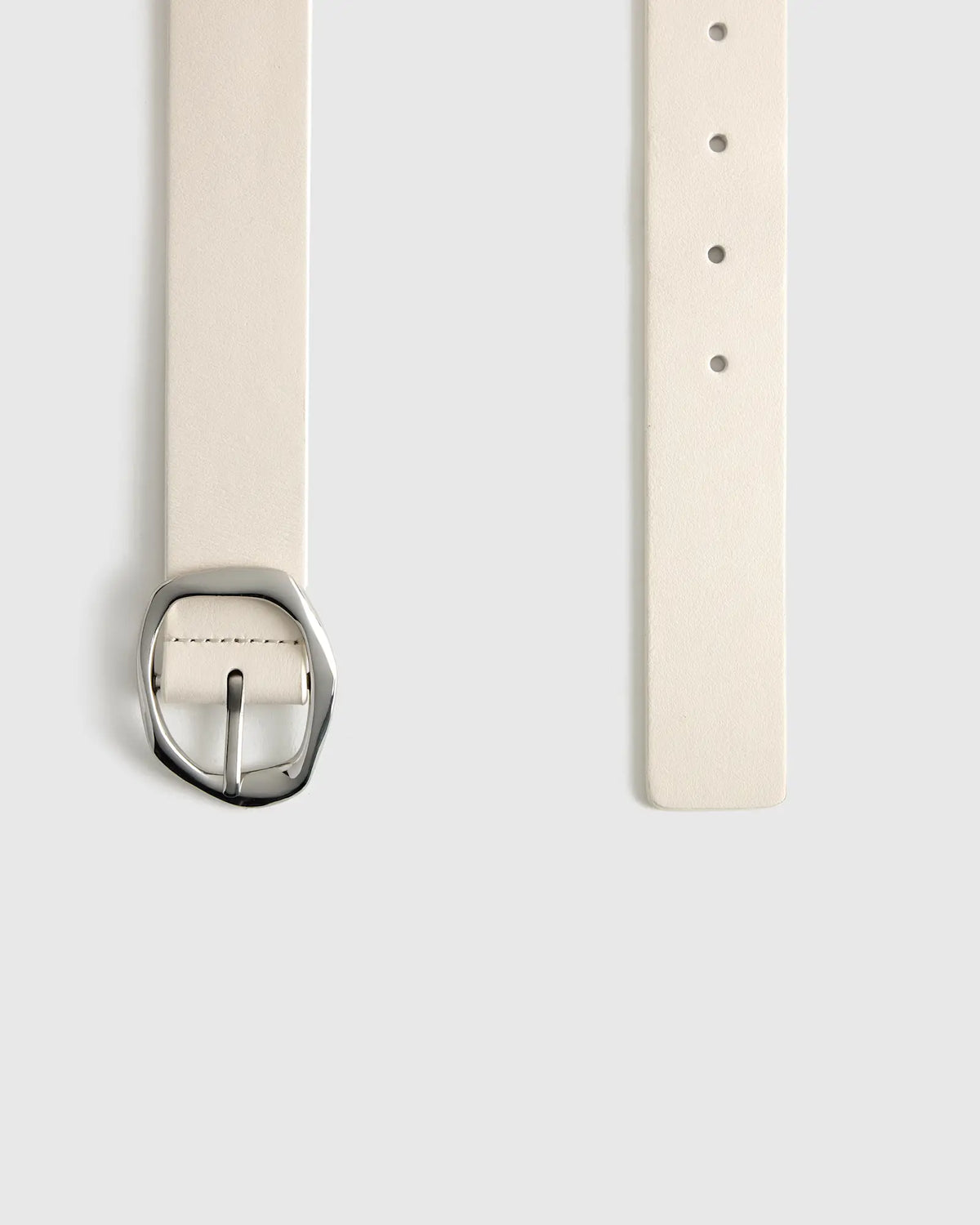 Zoe Sculptural European Leather Belt - US 6724