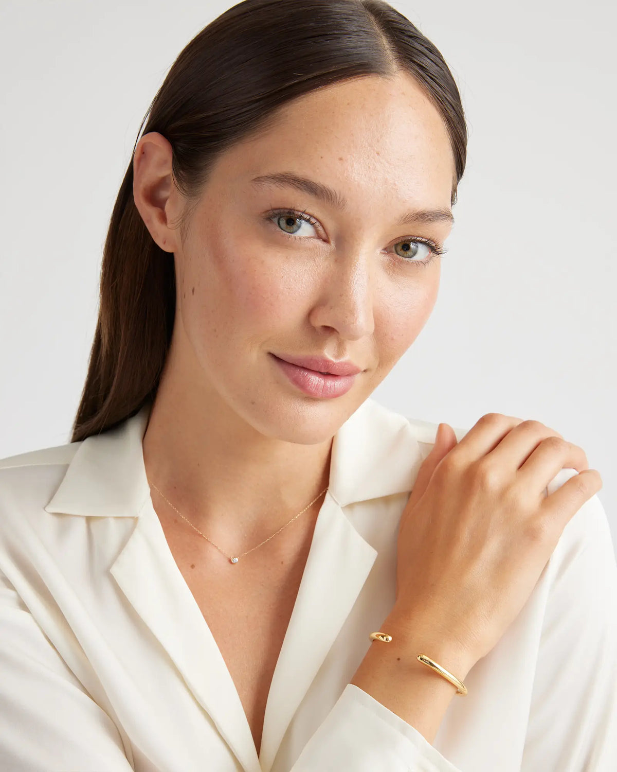 Open Contour Cuff Bracelet - US 7776