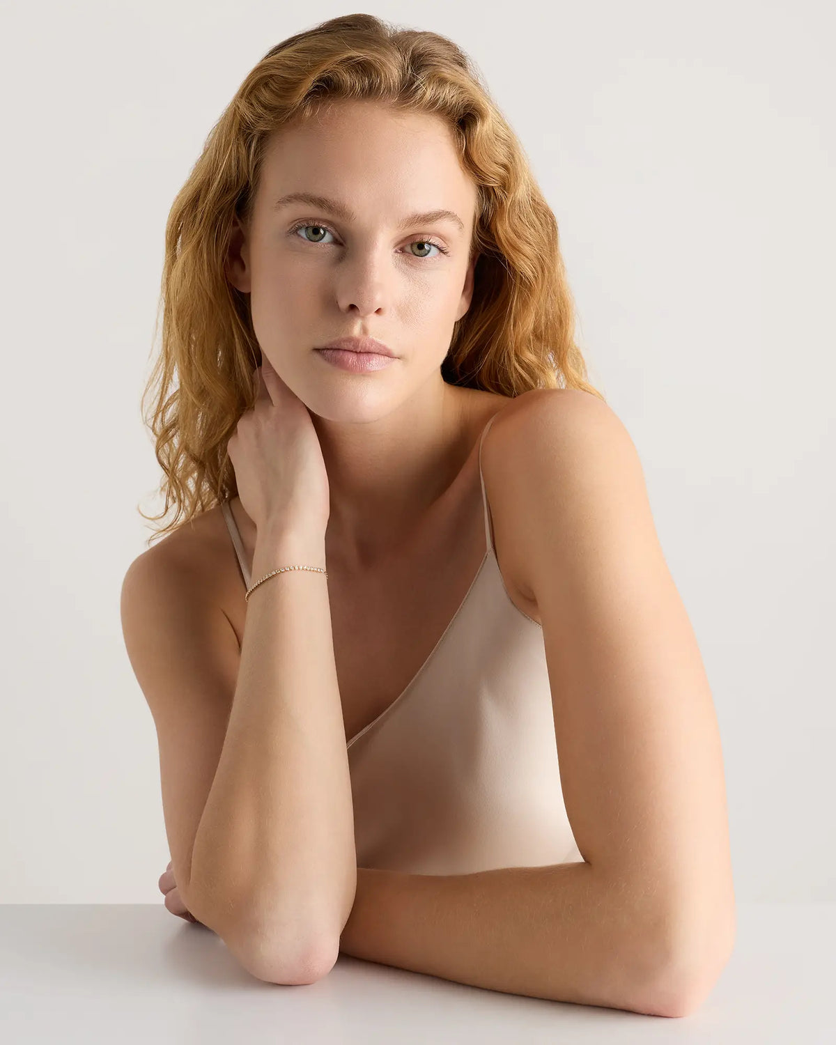 14K Gold Diamond Petite Bezel Tennis Bracelet - 1ctw - US 2390
