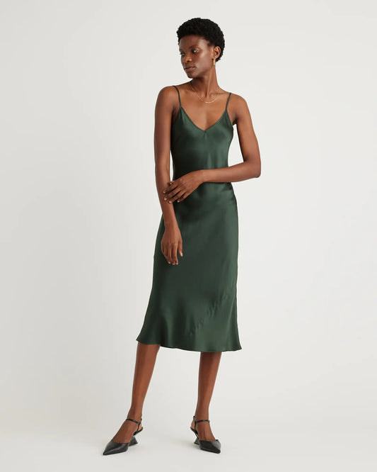 100% Washable Silk Slip Dress - US 9203