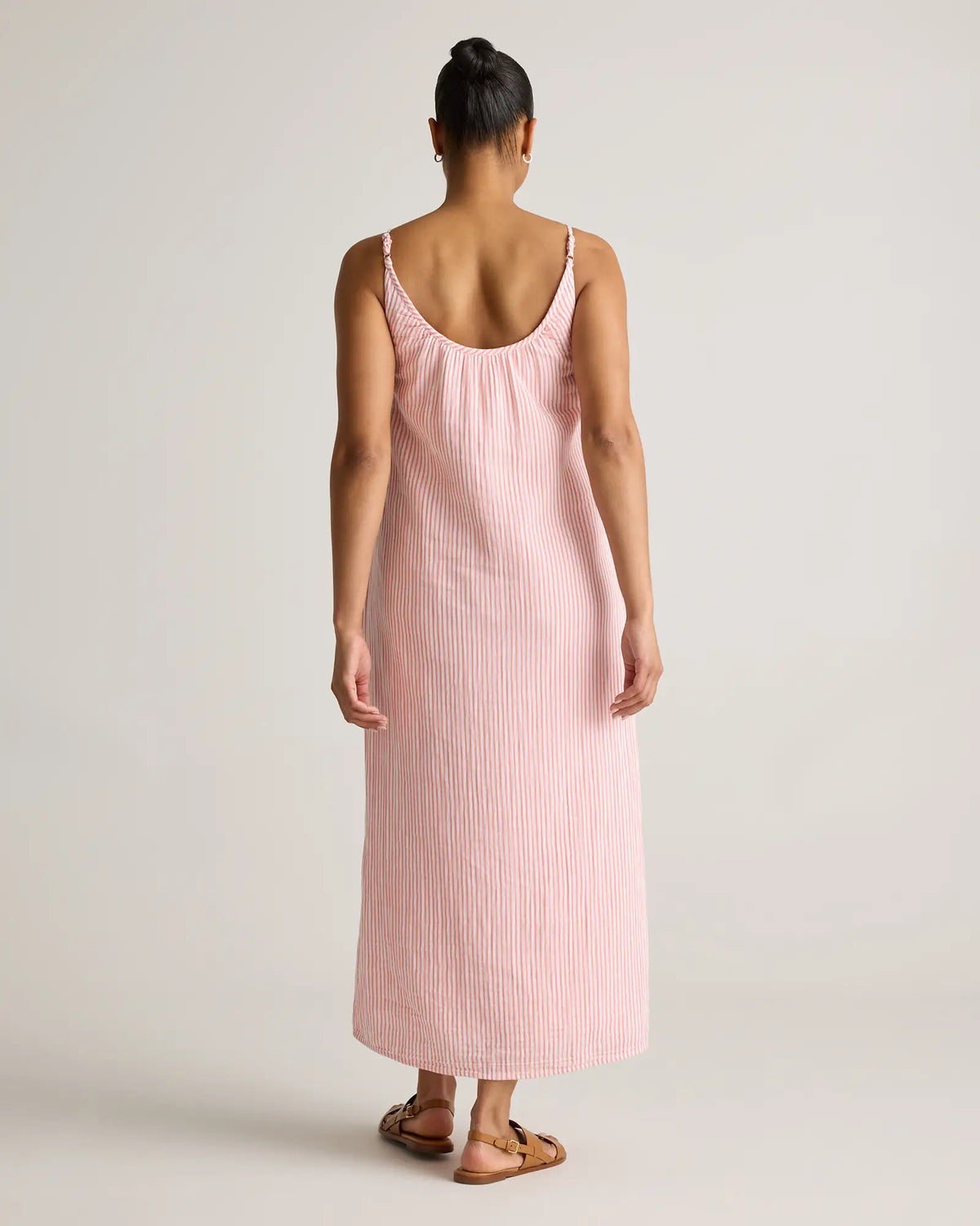 100% Organic Cotton Gauze Sleeveless Maxi Dress - US 1908