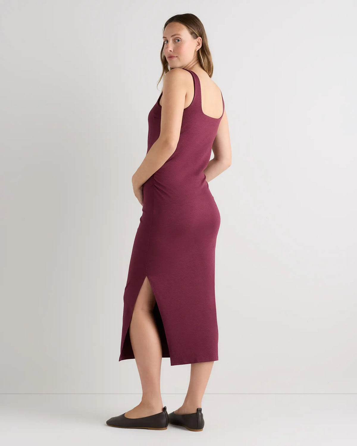 Ultra-Soft Maternity Midi Dress - US 5955