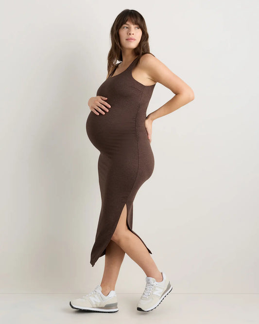 Ultra-Soft Maternity Midi Dress - US 5733