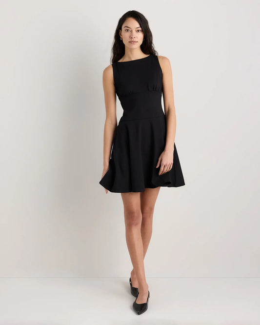 Organic Stretch Jersey Drop Waist Mini Dress - US 5001