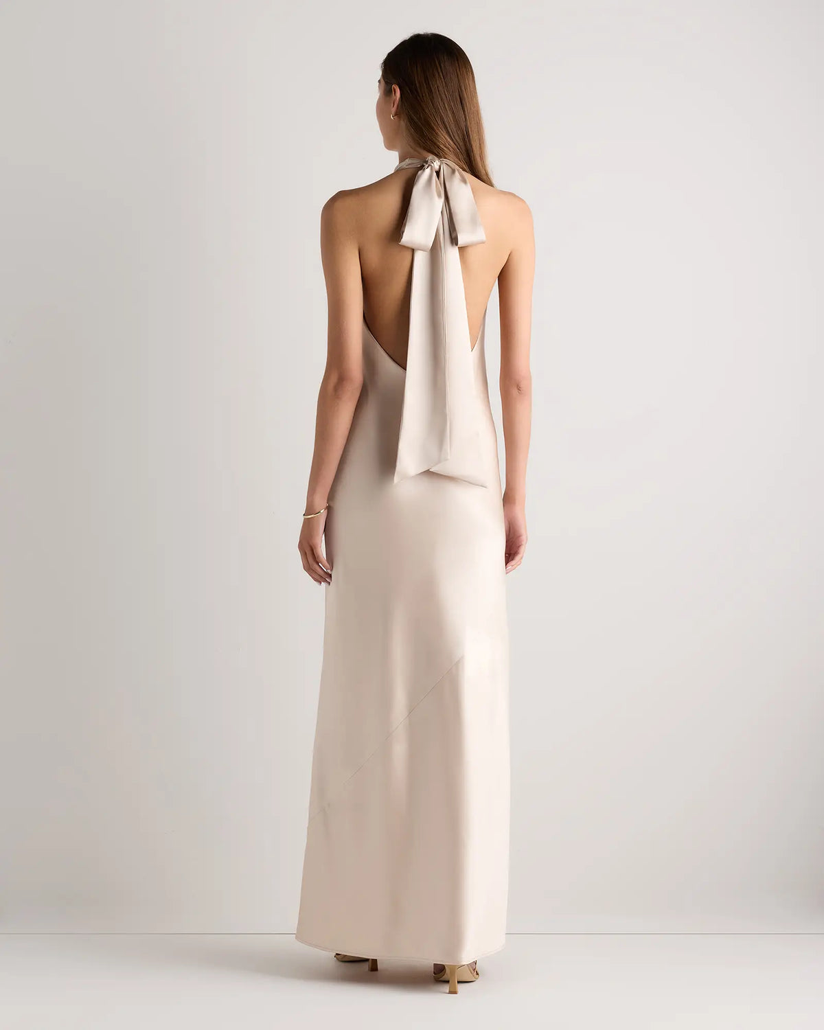 Catalina Stretch Satin Dress - US 8162