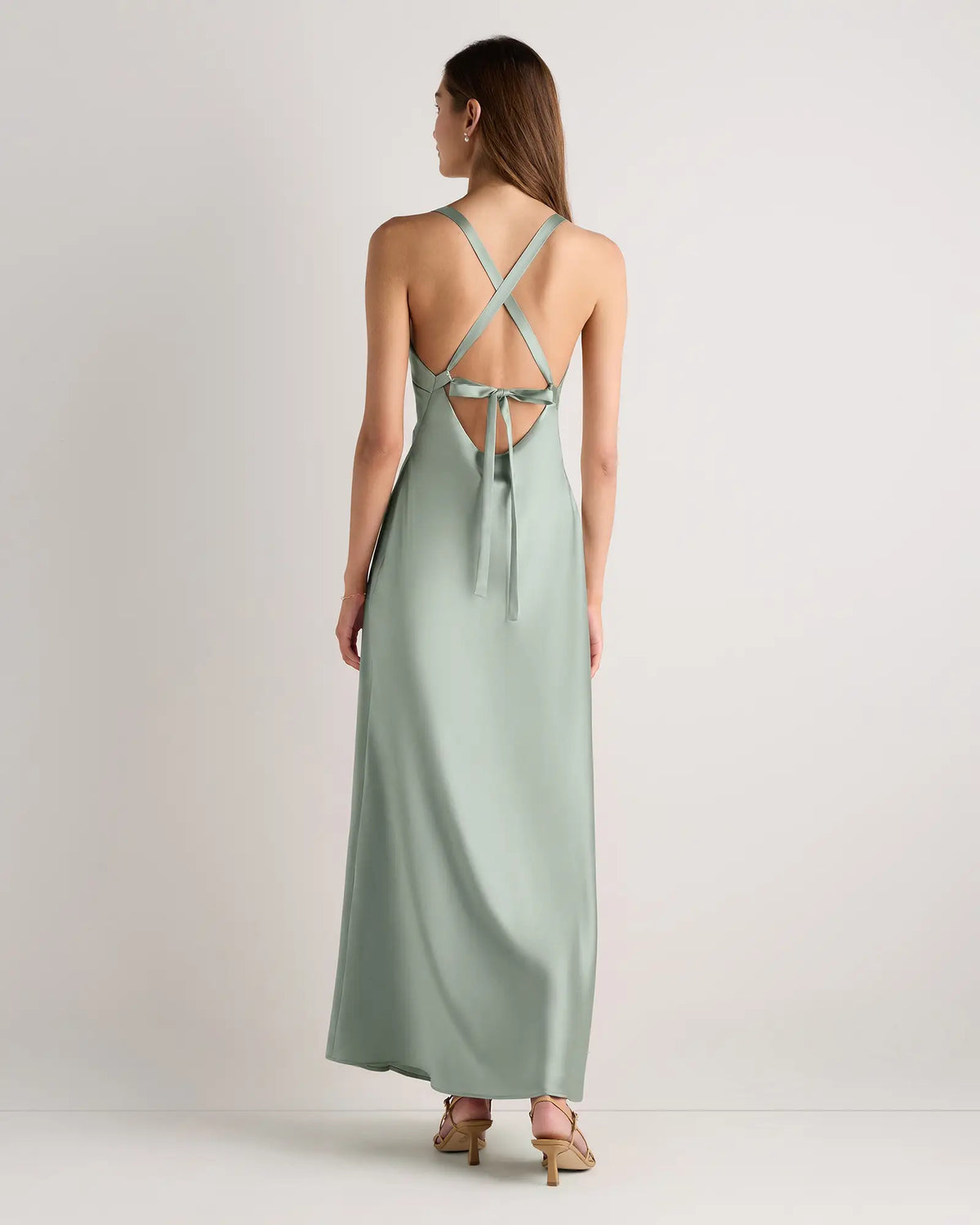 Bianca Stretch Satin Dress - US 4667