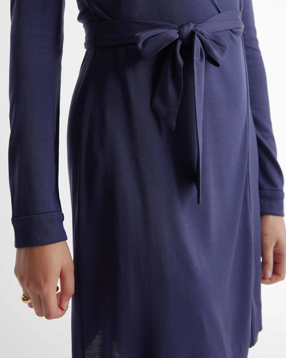 100% Silk Jersey Mini Wrap Dress - US 7331