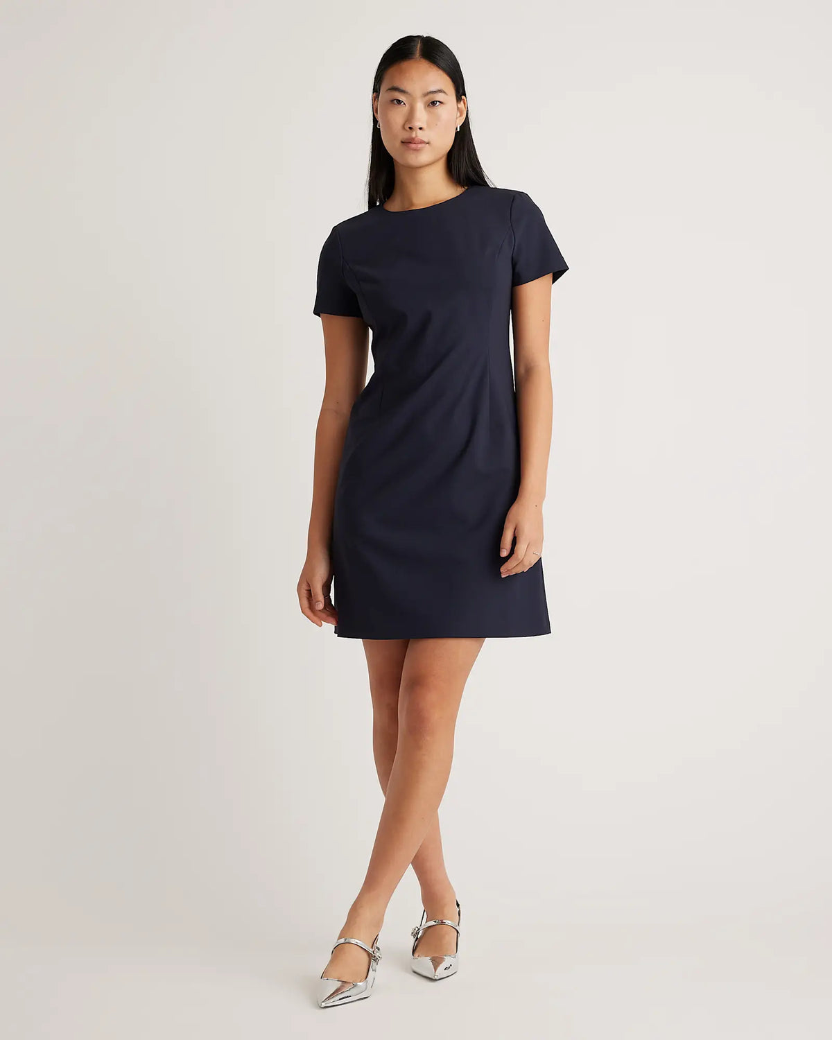 Italian Wool Short Sleeve Dress - US 6108