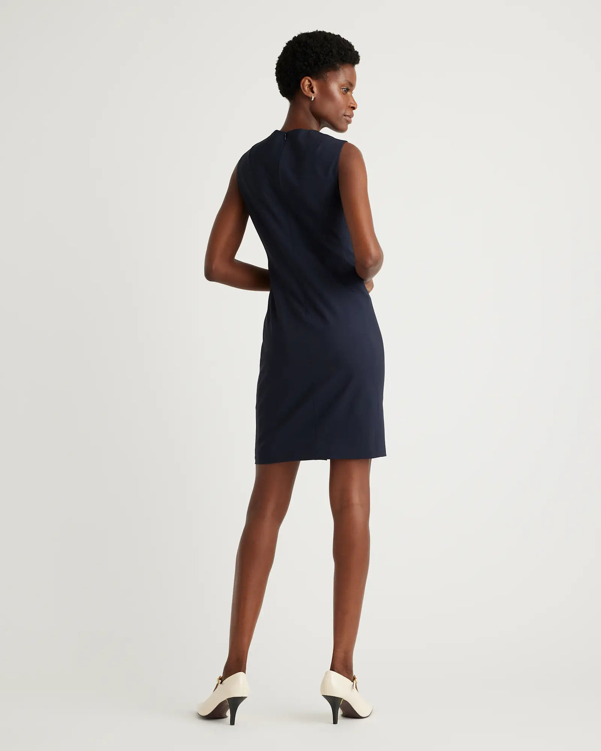 Italian Wool Sleeveless Dress - US 2983
