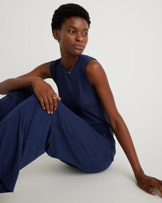Tencel Jersey Tank Jumpsuit - US 8366