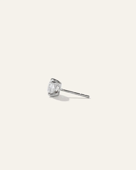 14K Gold Lab Grown Diamond Four-Prong Solitaire Studs - 1ctw - US 4372