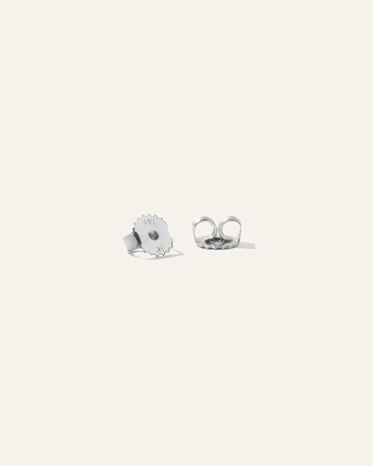 14K Gold Lab Grown Diamond Four-Prong Solitaire Studs - 2ctw - US 6532
