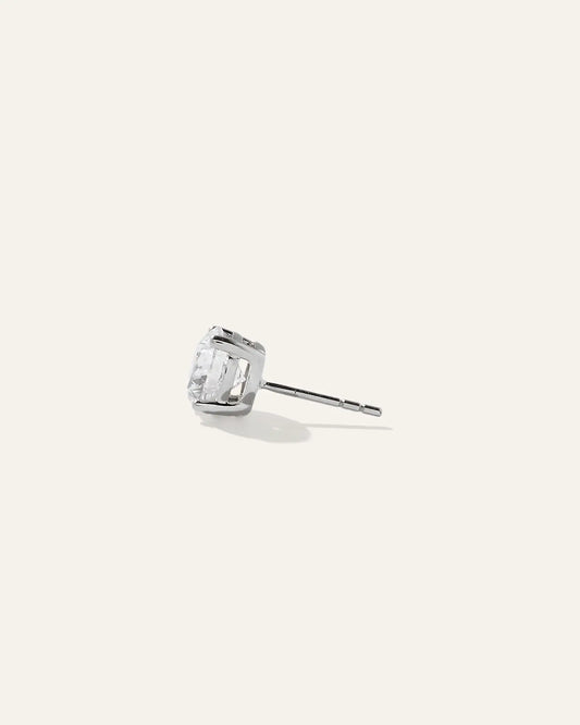14K Gold Lab Grown Diamond Four-Prong Solitaire Studs - 2ctw - US 6532